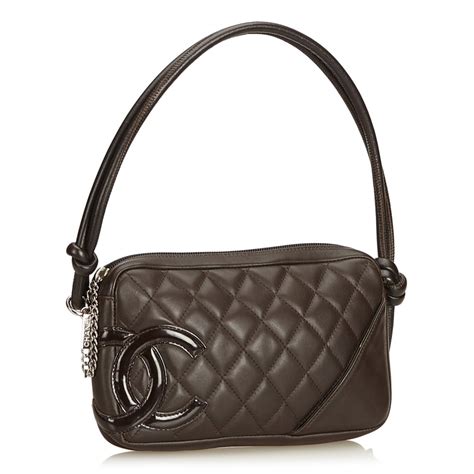 chanel black cambon pochette|Chanel handbags uk.